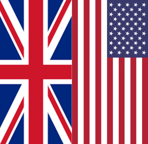 USA & UK flags