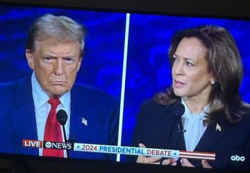 ABC Trump-Harris screen capture by author